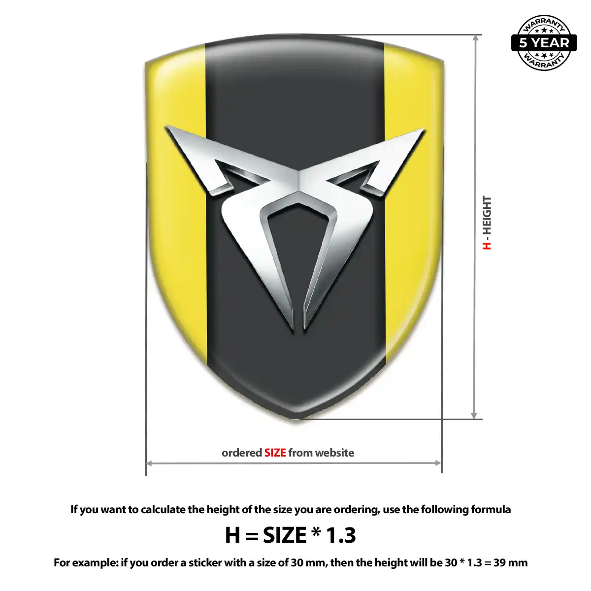 Cupra Silicone Badge Prestige Line