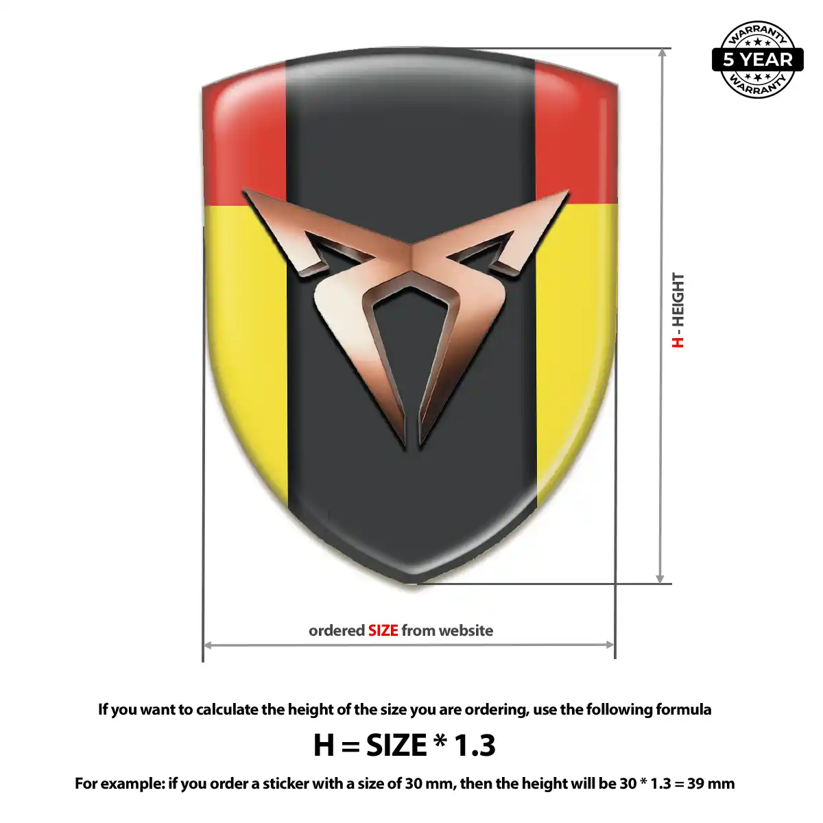 Cupra Silicone Badge Refined Design