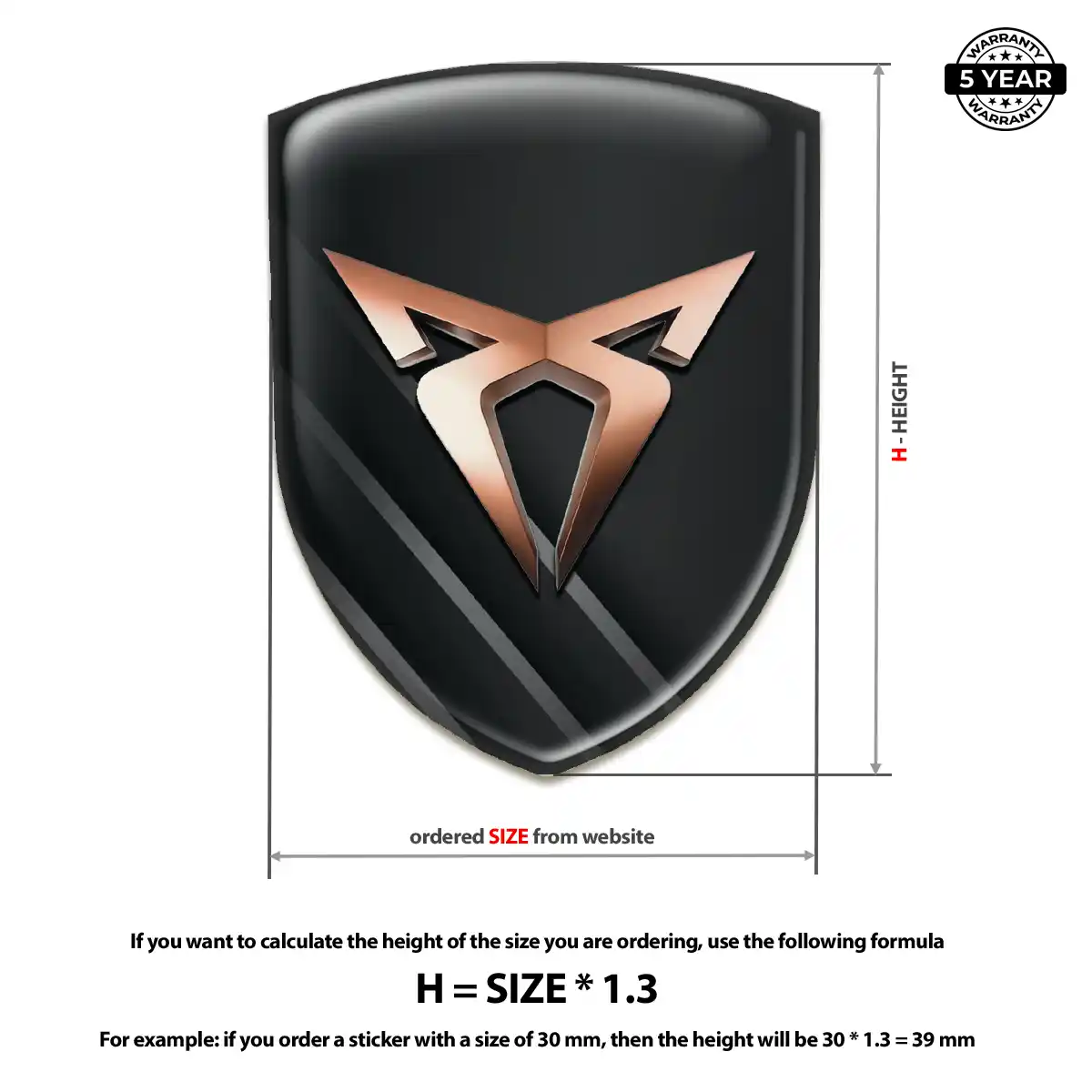 Cupra Silicone Badge Superior Craft