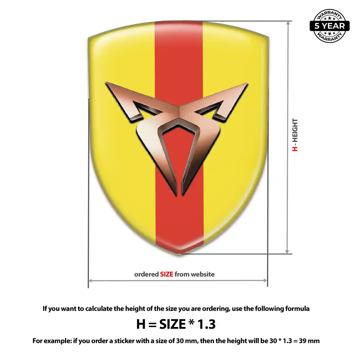 Cupra Silicone Emblem Elite Finish
