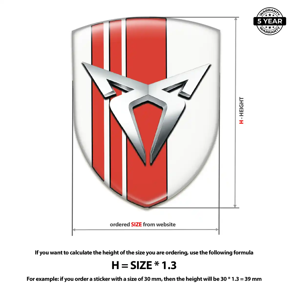 Cupra Silicone Emblem Prestige Line