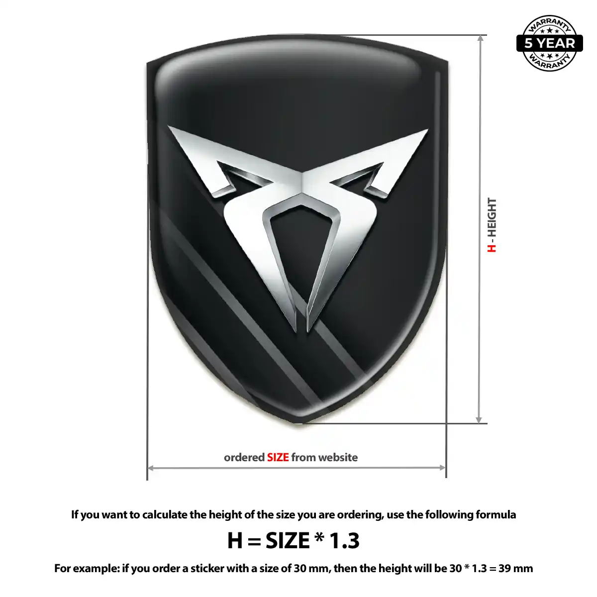 Cupra Silicone Emblem Refined Design