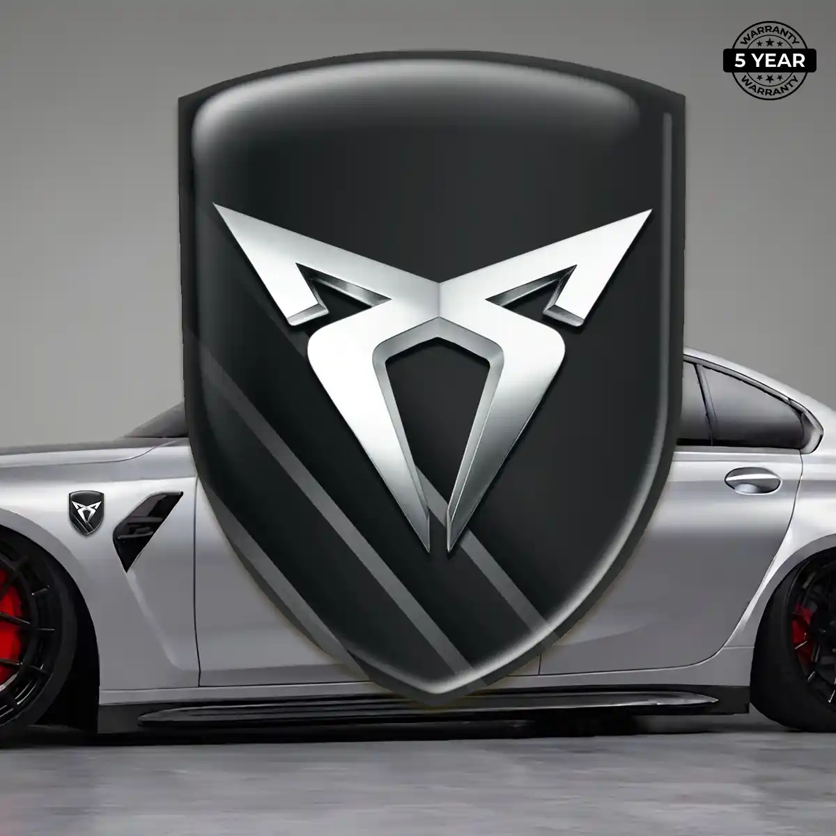 Cupra Silicone Emblem Refined Design