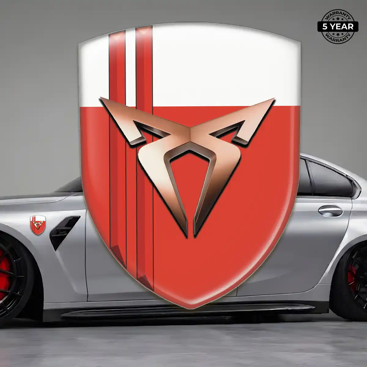 Cupra Silicone Emblem Sleek Style