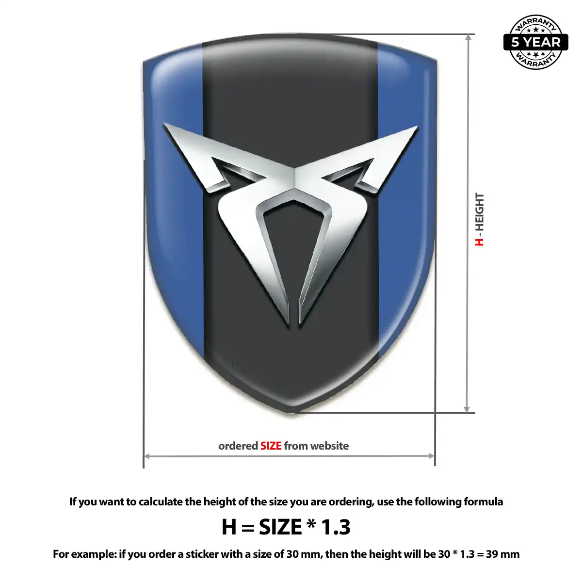 Cupra Silicone Sticker Prestige Line