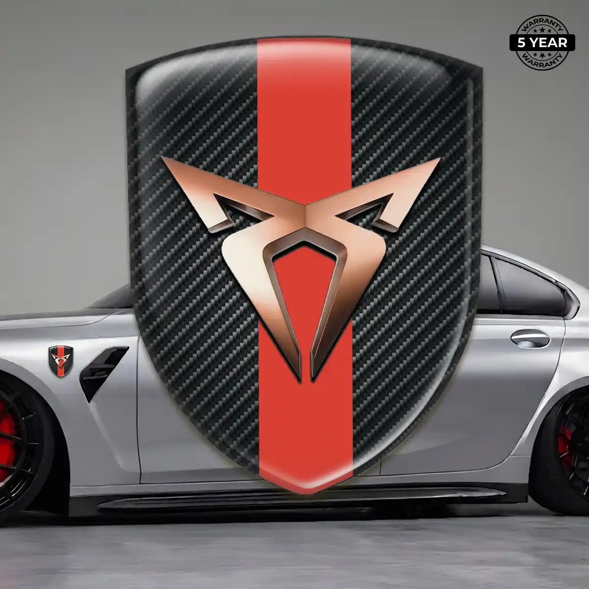 Cupra Silicone Sticker Prime Quality