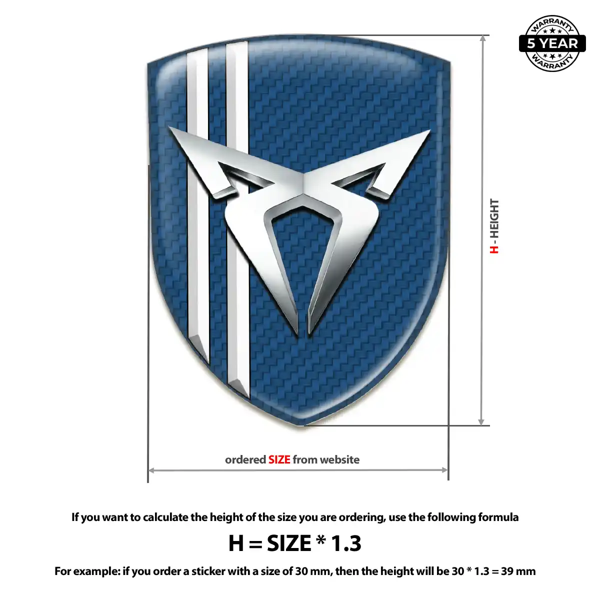 Cupra Sticker Elite Finish