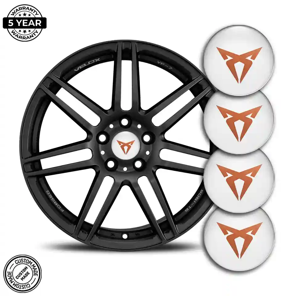 Cupra Sticker Epoxy 3D Gel Stylish Design