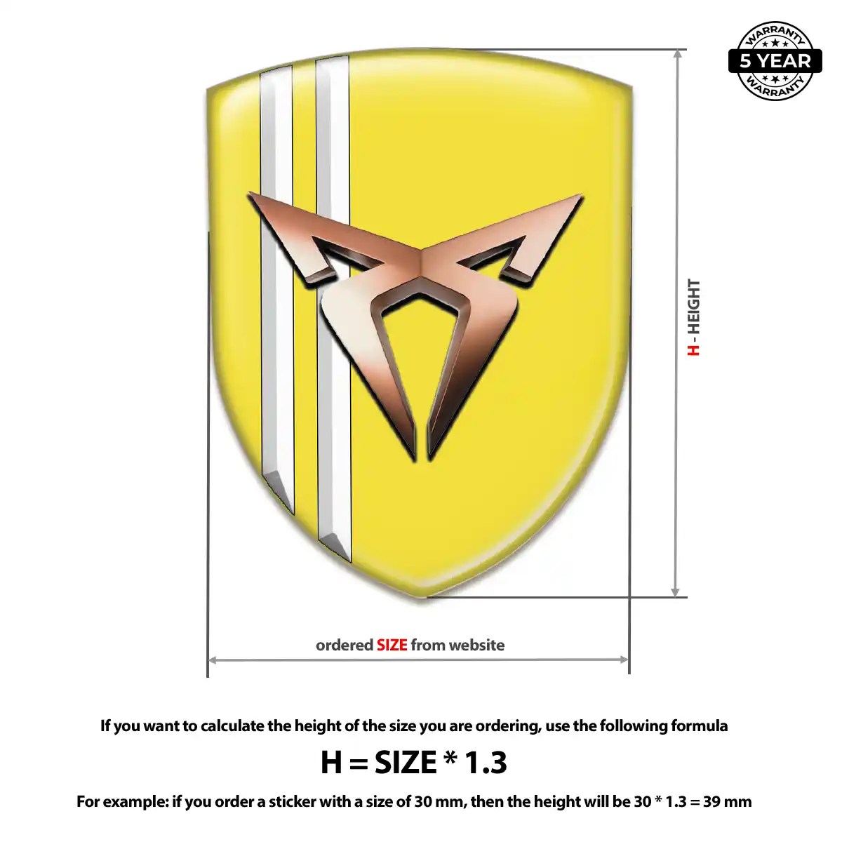 Cupra Sticker Prestige Line
