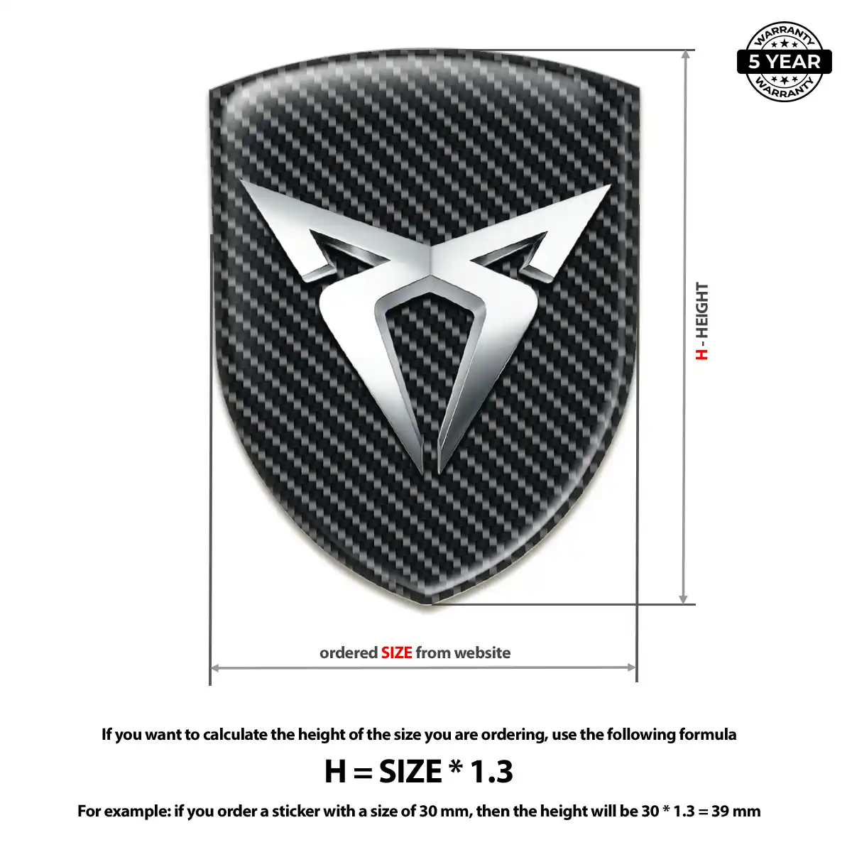 Cupra Sticker Prime Quality