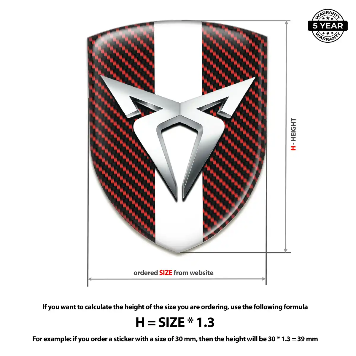 Cupra Sticker Signature Grade
