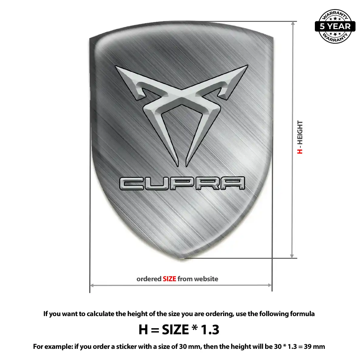Cupra Sticker Superior Craft