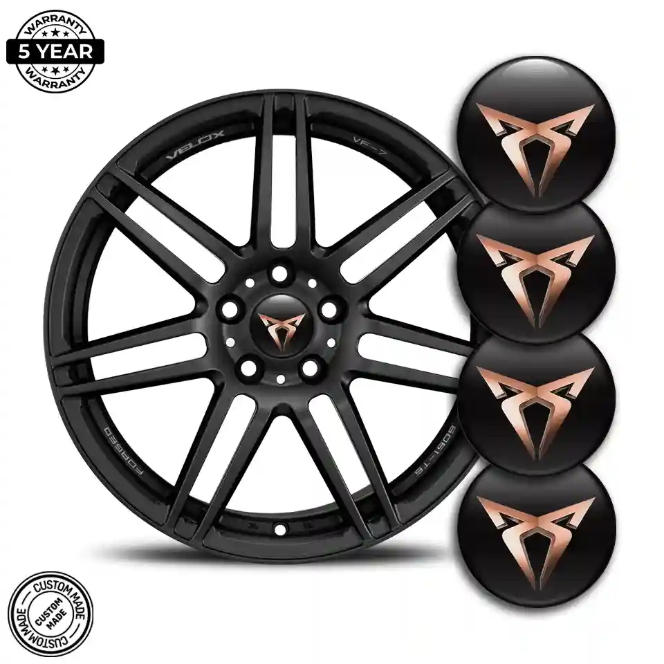 Cupra Wheel Emblems Premium Quality