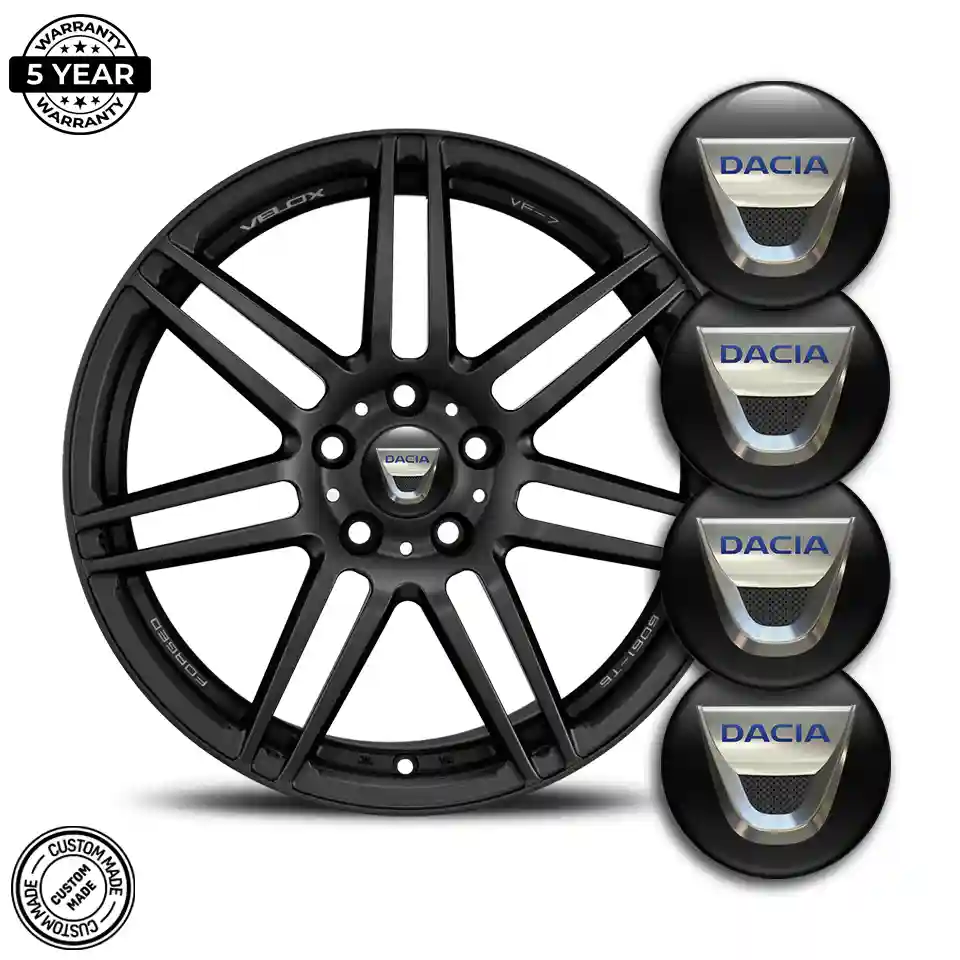 Dacia Domed Sticker Self-Adhesive Stylish Design