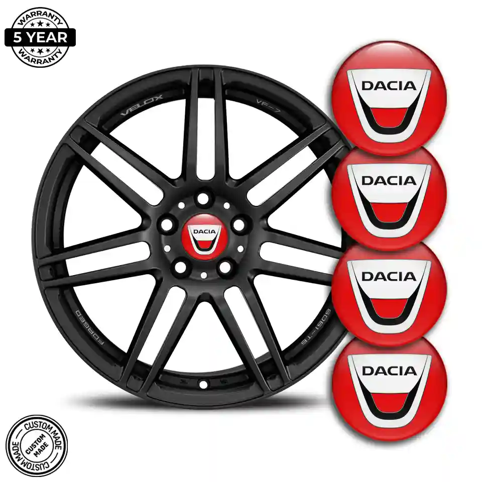 Dacia Logo Silicone Badge Self-Adhesive High Quality