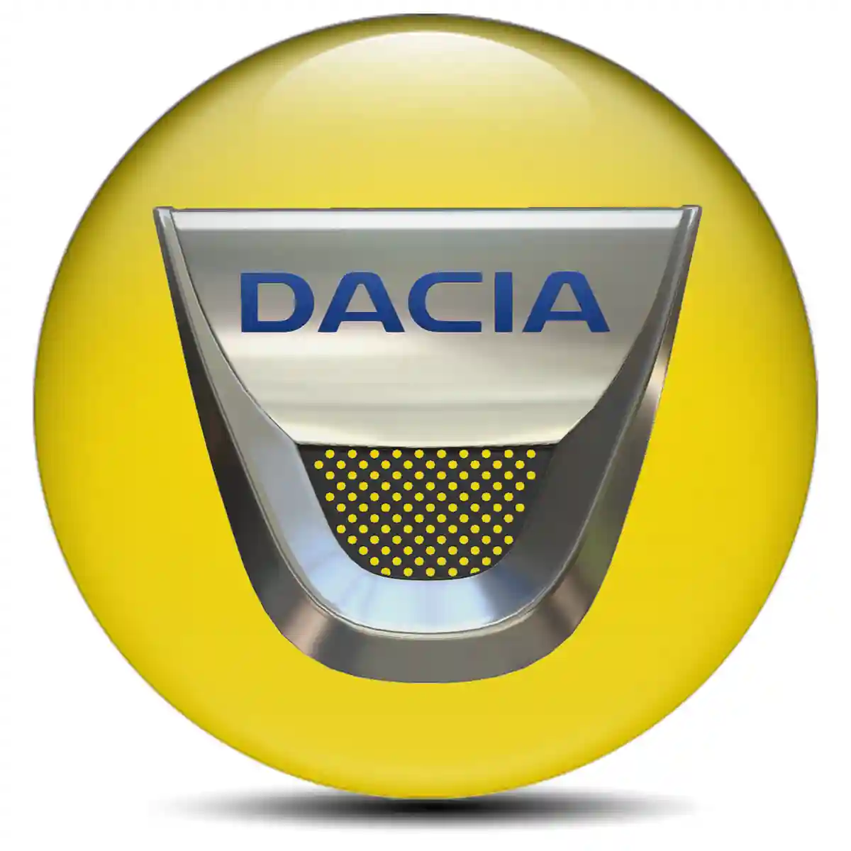 Dacia Logo Silicone Sticker Stylish Design