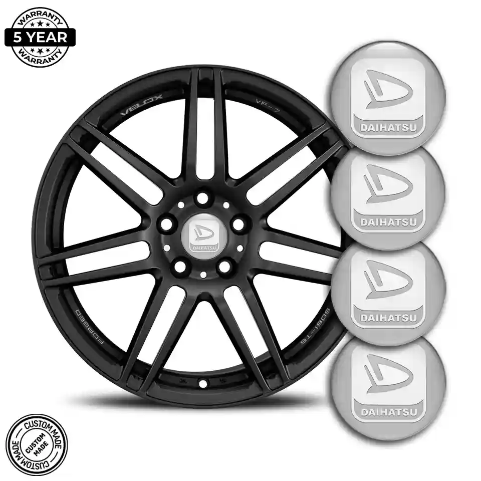 Daihatsu Emblem Center Hub Cap Self-Adhesive Stylish Design