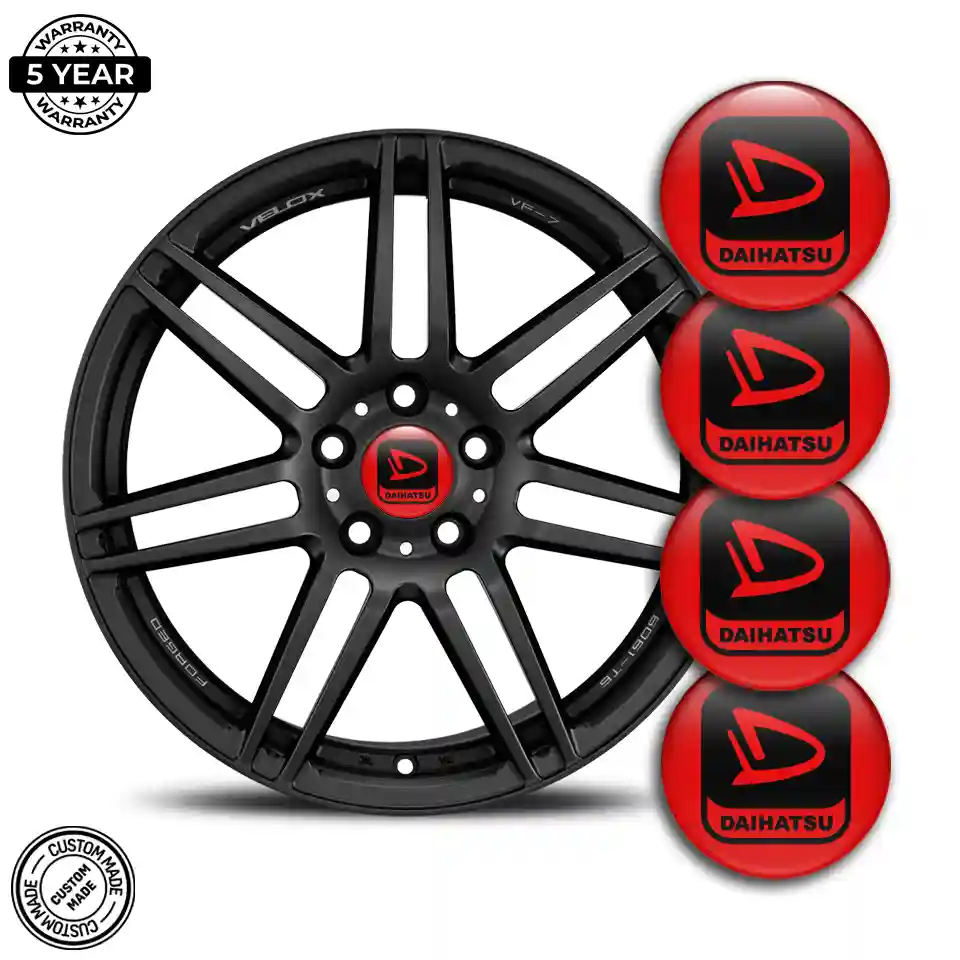 Daihatsu Emblem Wheel Center Caps Premium Edition