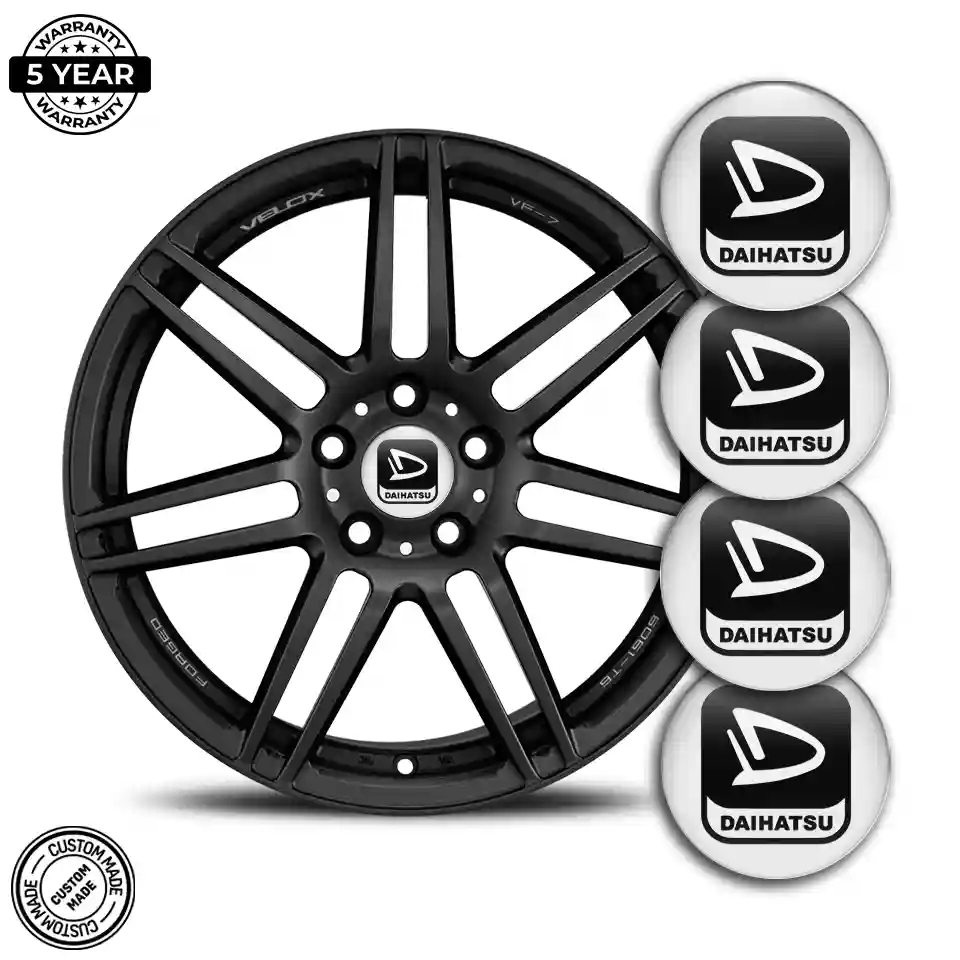 Daihatsu Logo Silicone Badge Self-Adhesive High Quality