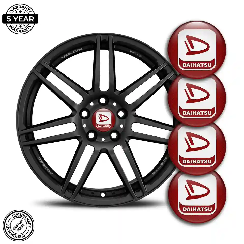 Daihatsu Logo Silicone Badge Stylish Design