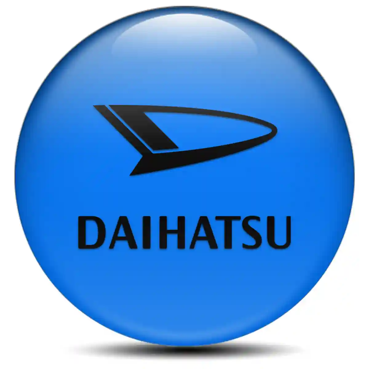 Daihatsu Logo Silicone Emblem Self-Adhesive High Quality