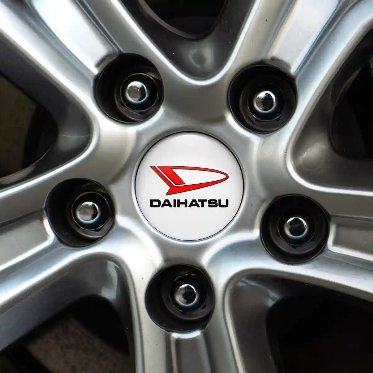 Daihatsu Logo Silicone Sticker Self-Adhesive High Quality