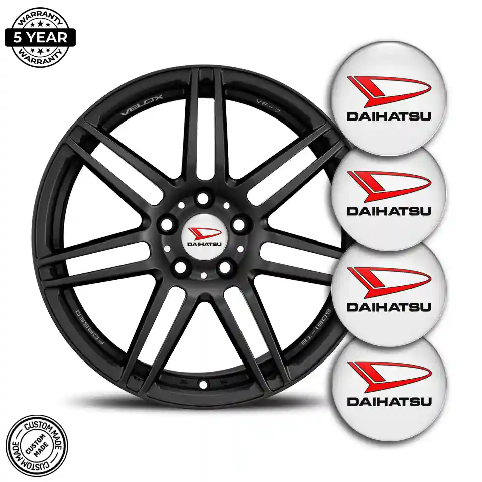Daihatsu Logo Silicone Sticker Self-Adhesive High Quality