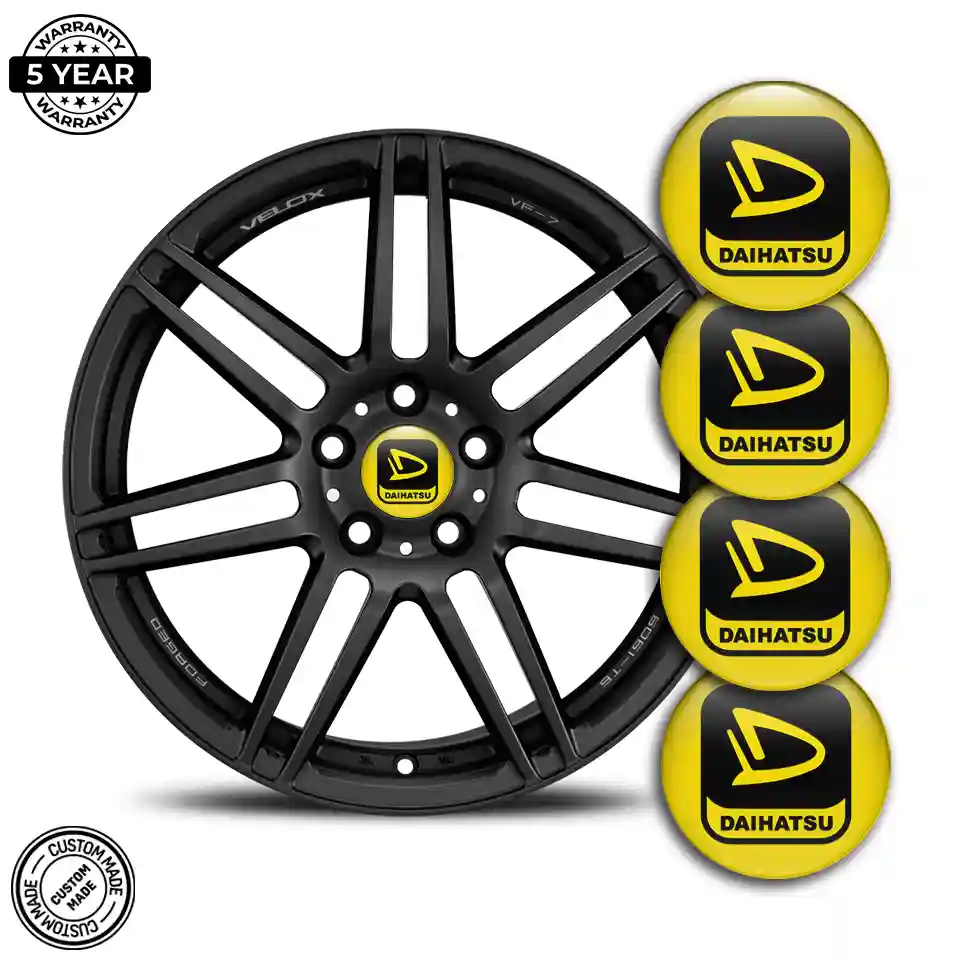 Daihatsu Wheel Emblem Self-Adhesive High Quality