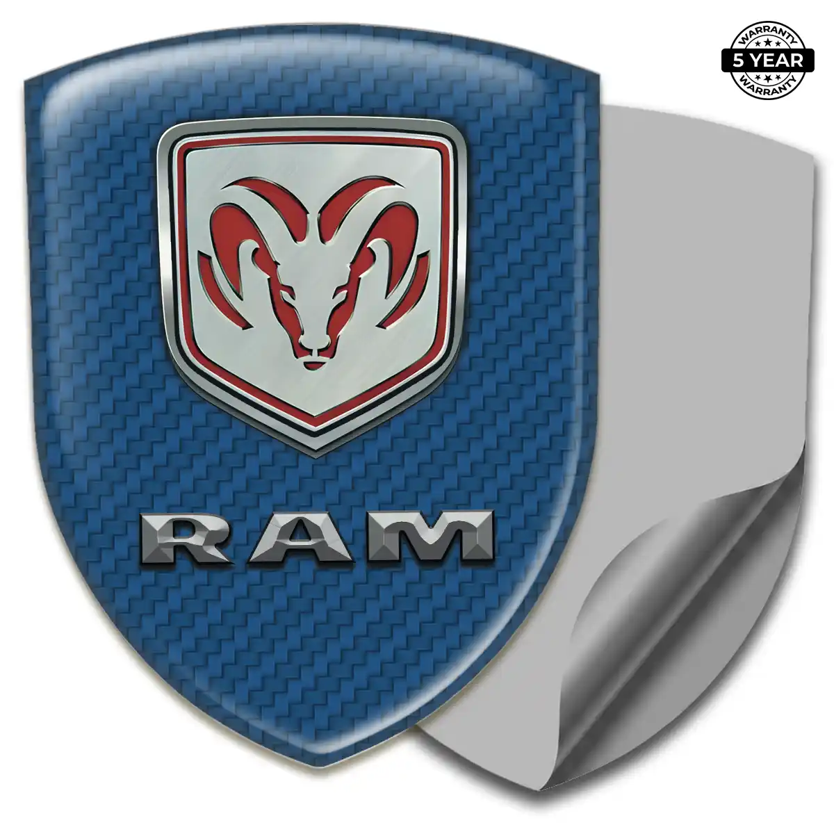 Dodge Automotive Emblem Sticker Refined Design