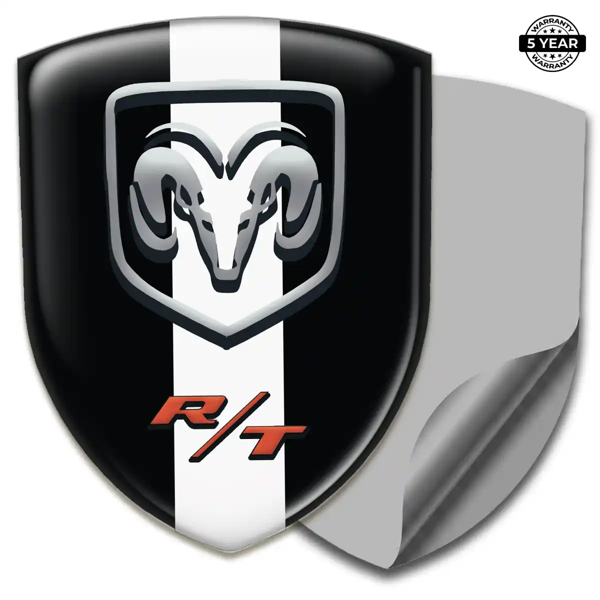 Dodge Automotive Emblem Sticker Sleek Style
