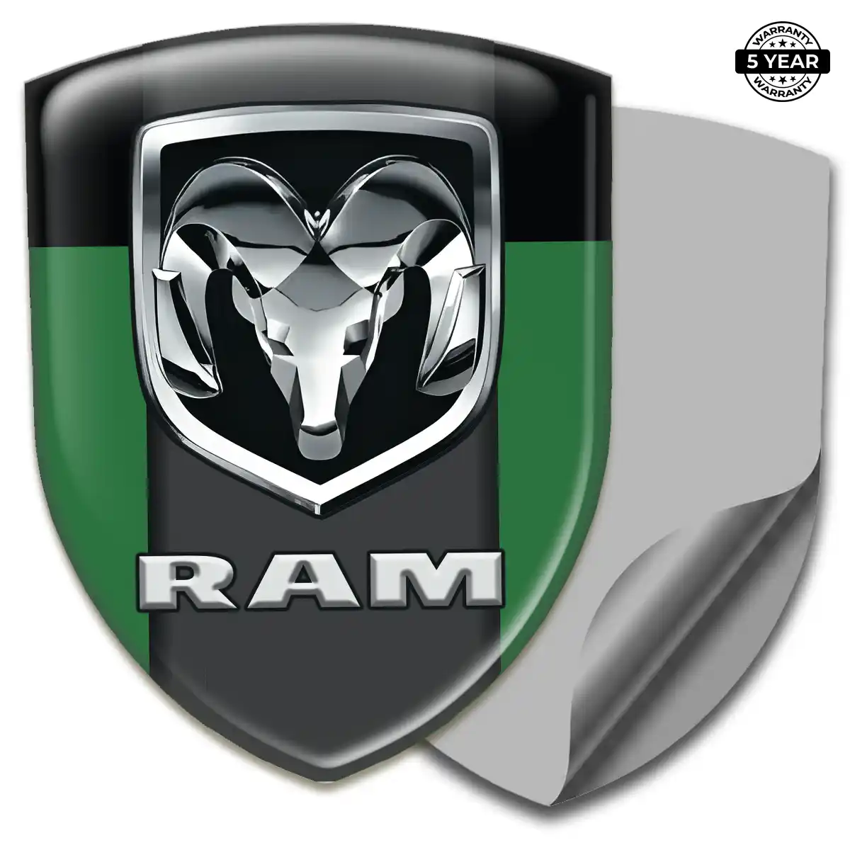 Dodge Automotive Logo Sticker Sleek Style