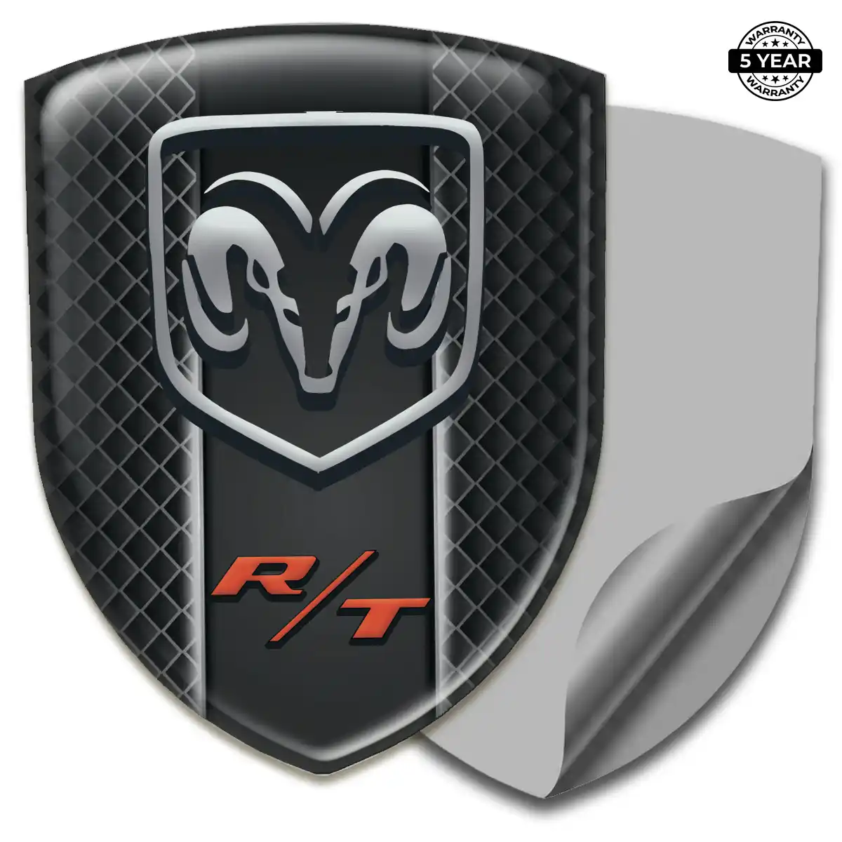 Dodge Automotive Resin Decal Refined Design