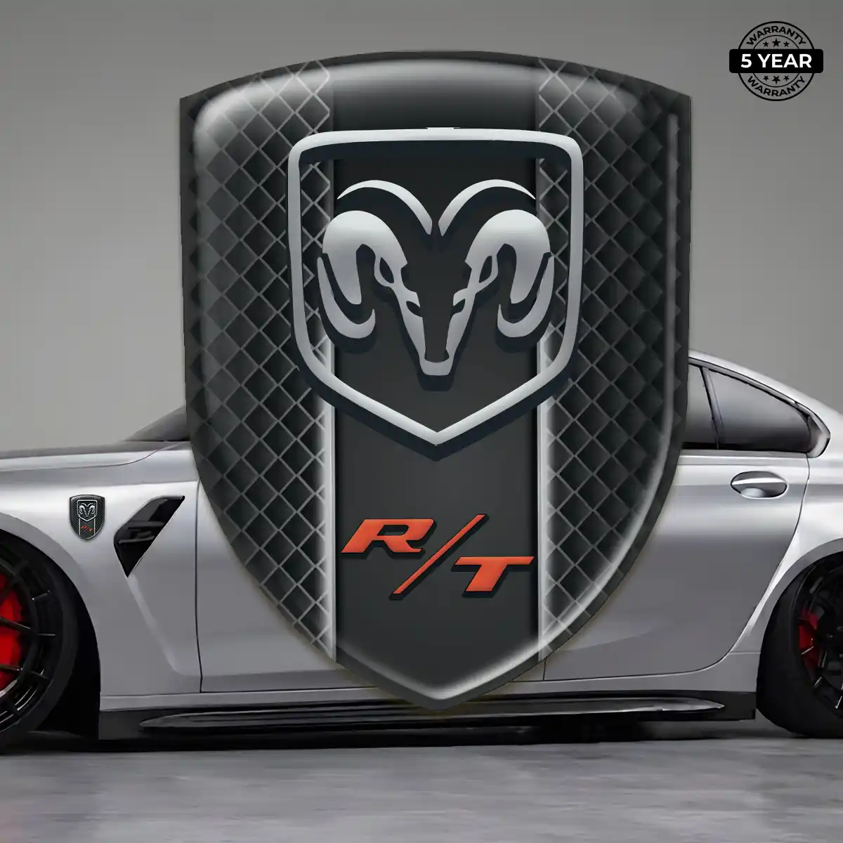 Dodge Automotive Resin Decal Refined Design