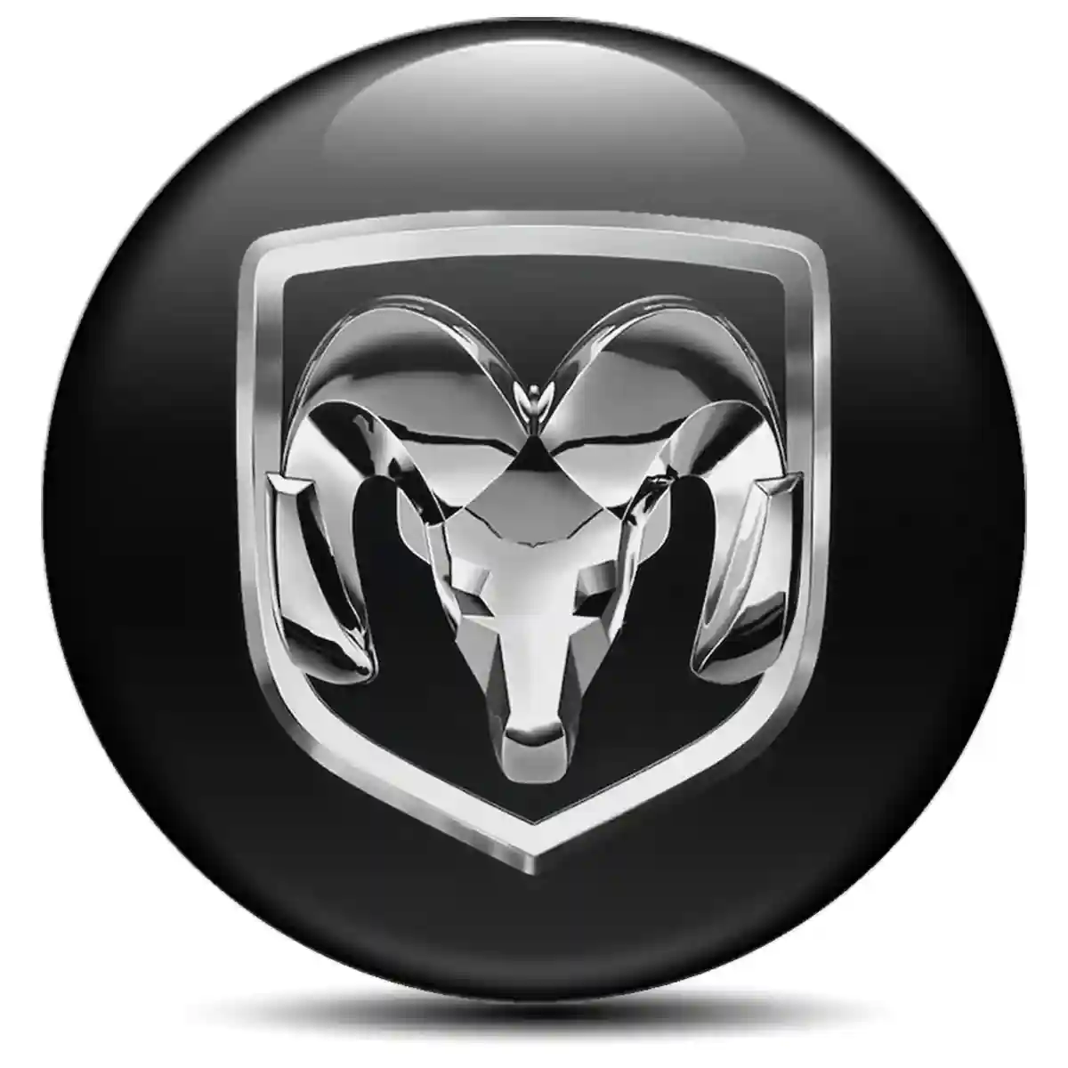 Dodge Badge Emblems Center Cap Stylish Design
