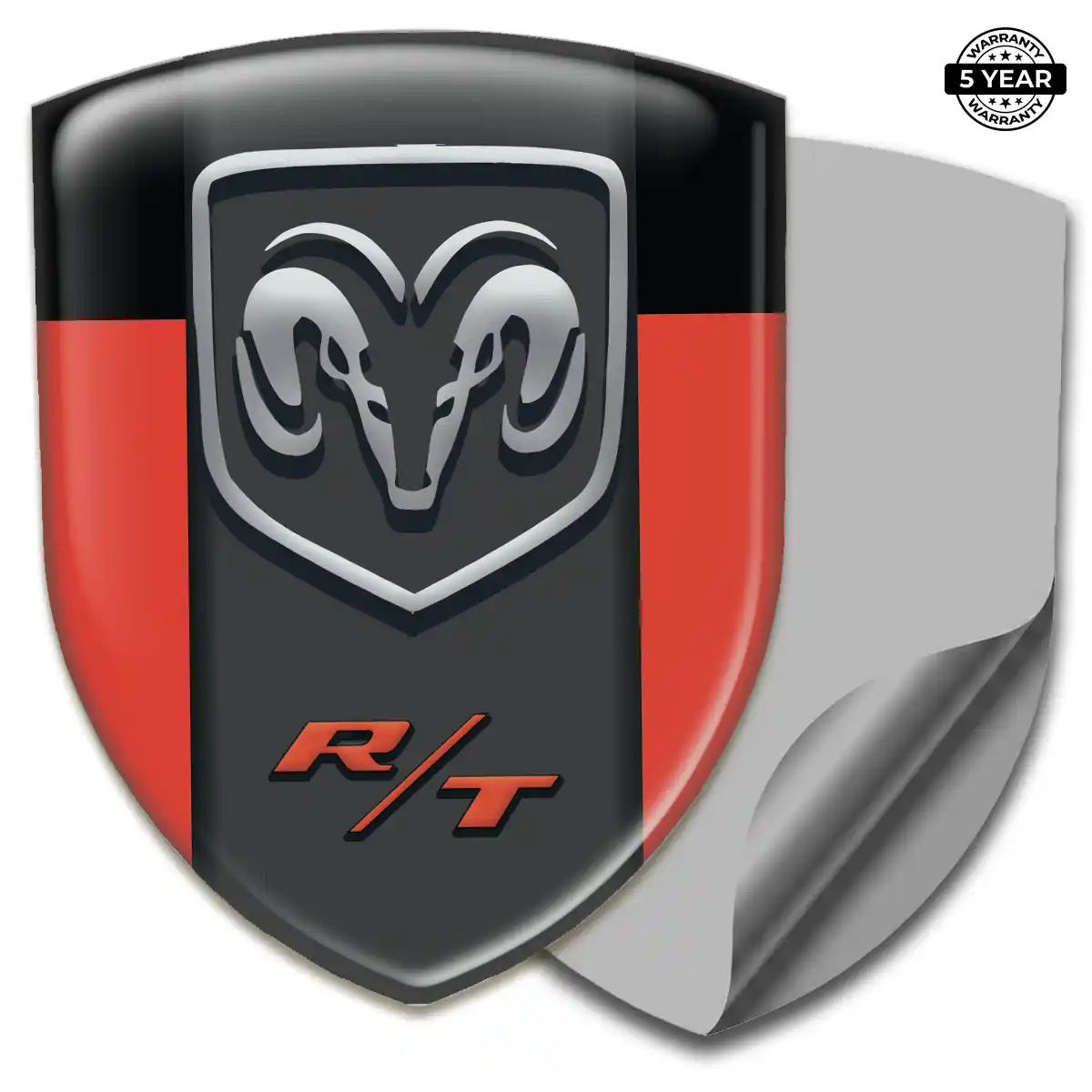 Dodge Car Emblem Decal Sleek Style