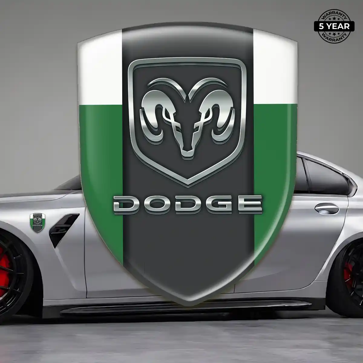 Dodge Car Logo Decal Sleek Style