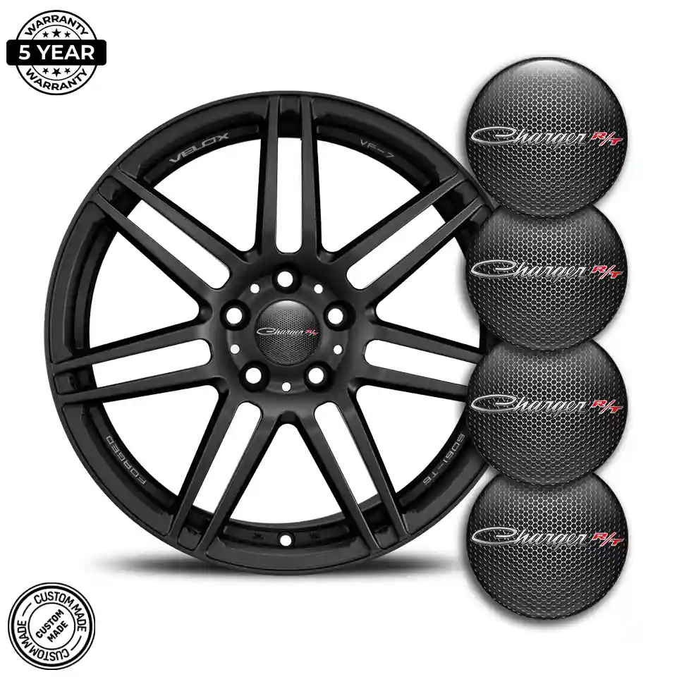 Dodge Charger Domed Sticker Self-Adhesive Stylish Design