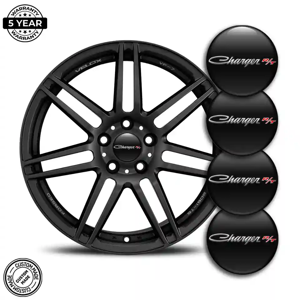 Dodge Charger Logo Silicone Badge Self-Adhesive Stylish Design