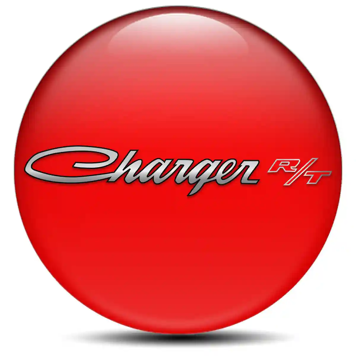 Dodge Charger Logo Silicone Sticker Stylish Design