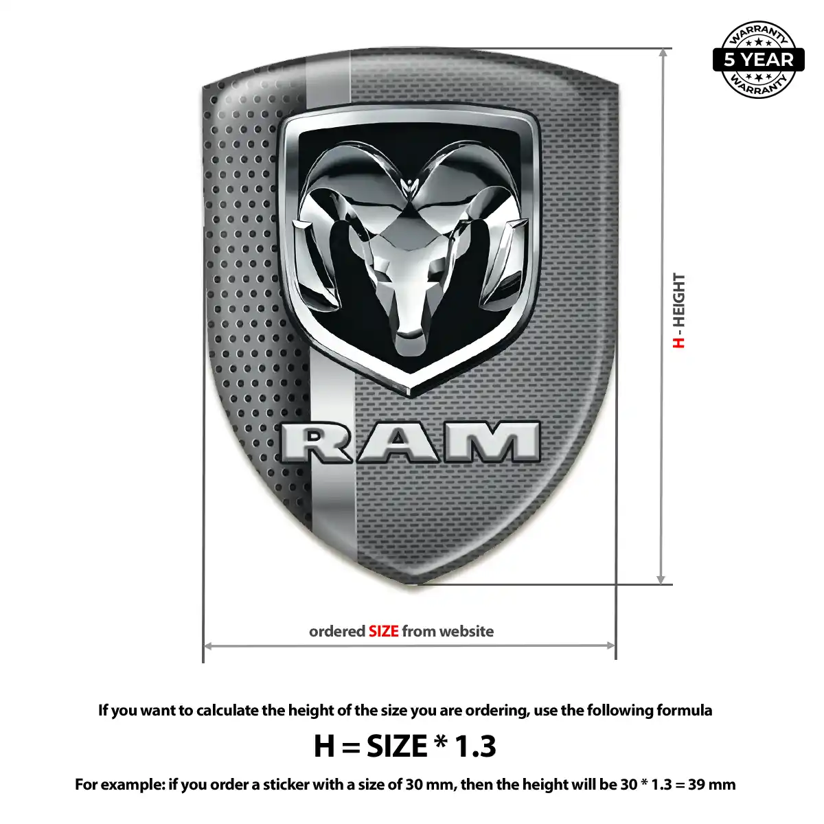 Dodge Crest Emblem Sleek Style