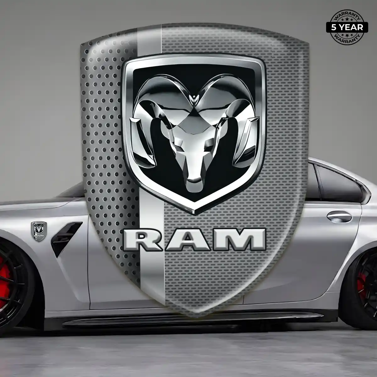 Dodge Crest Emblem Sleek Style