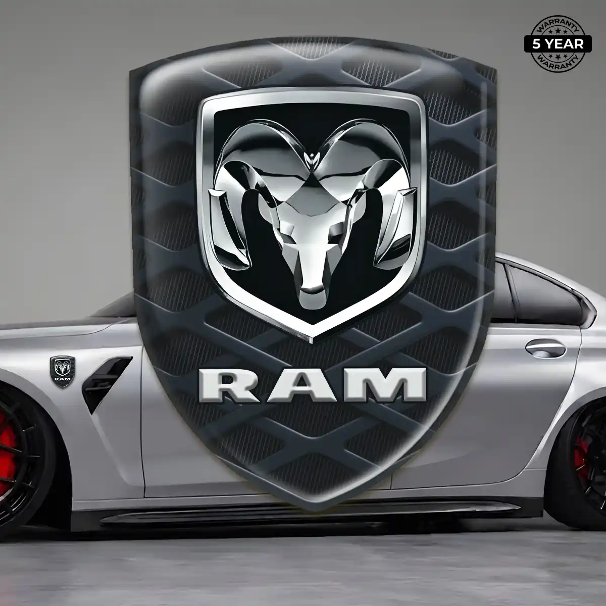 Dodge Domed Badge Sleek Style