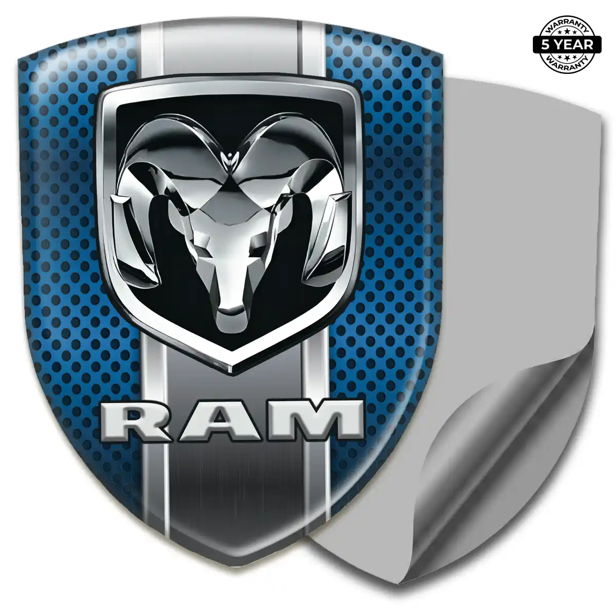 Dodge Domed Decal Refined Design