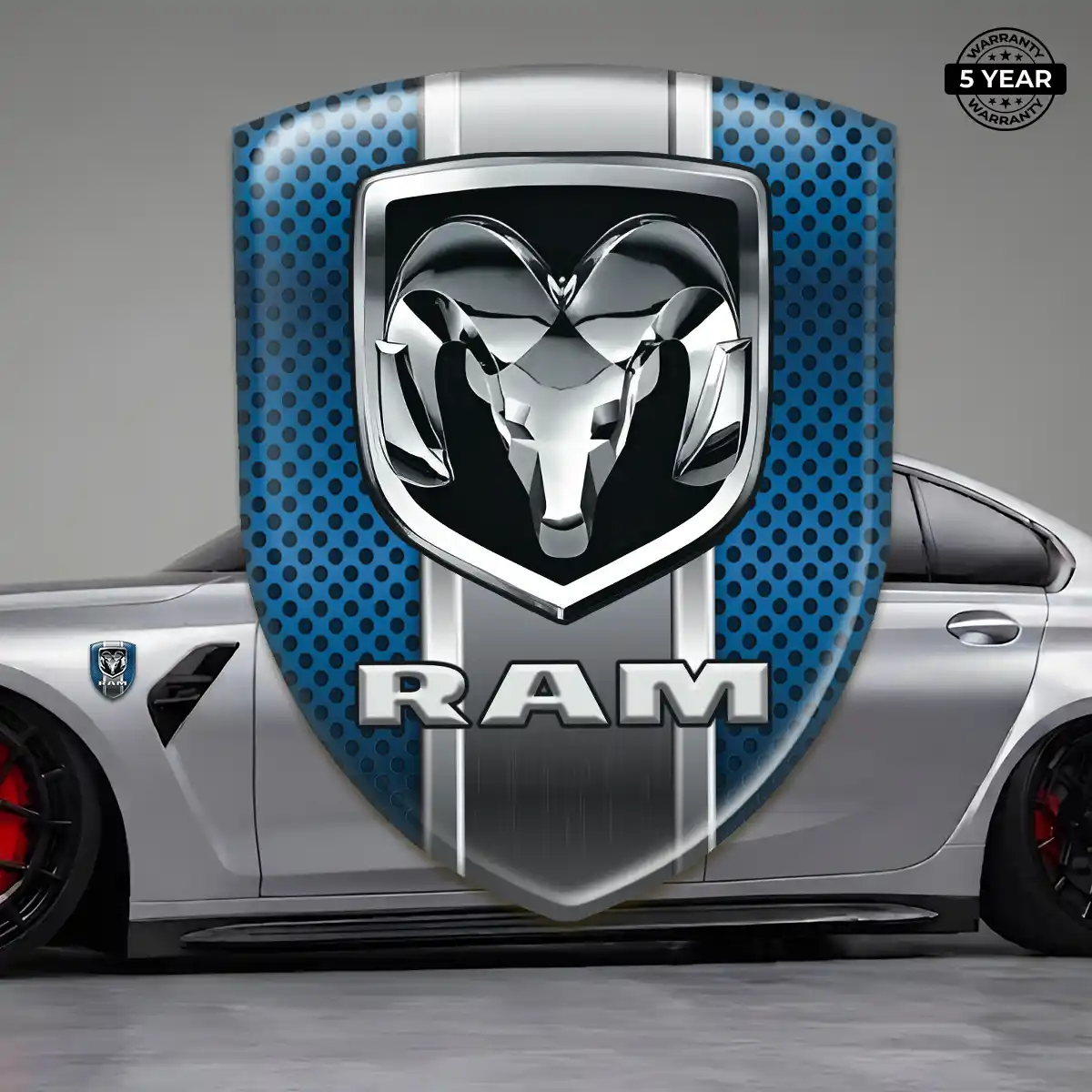 Dodge Domed Decal Refined Design