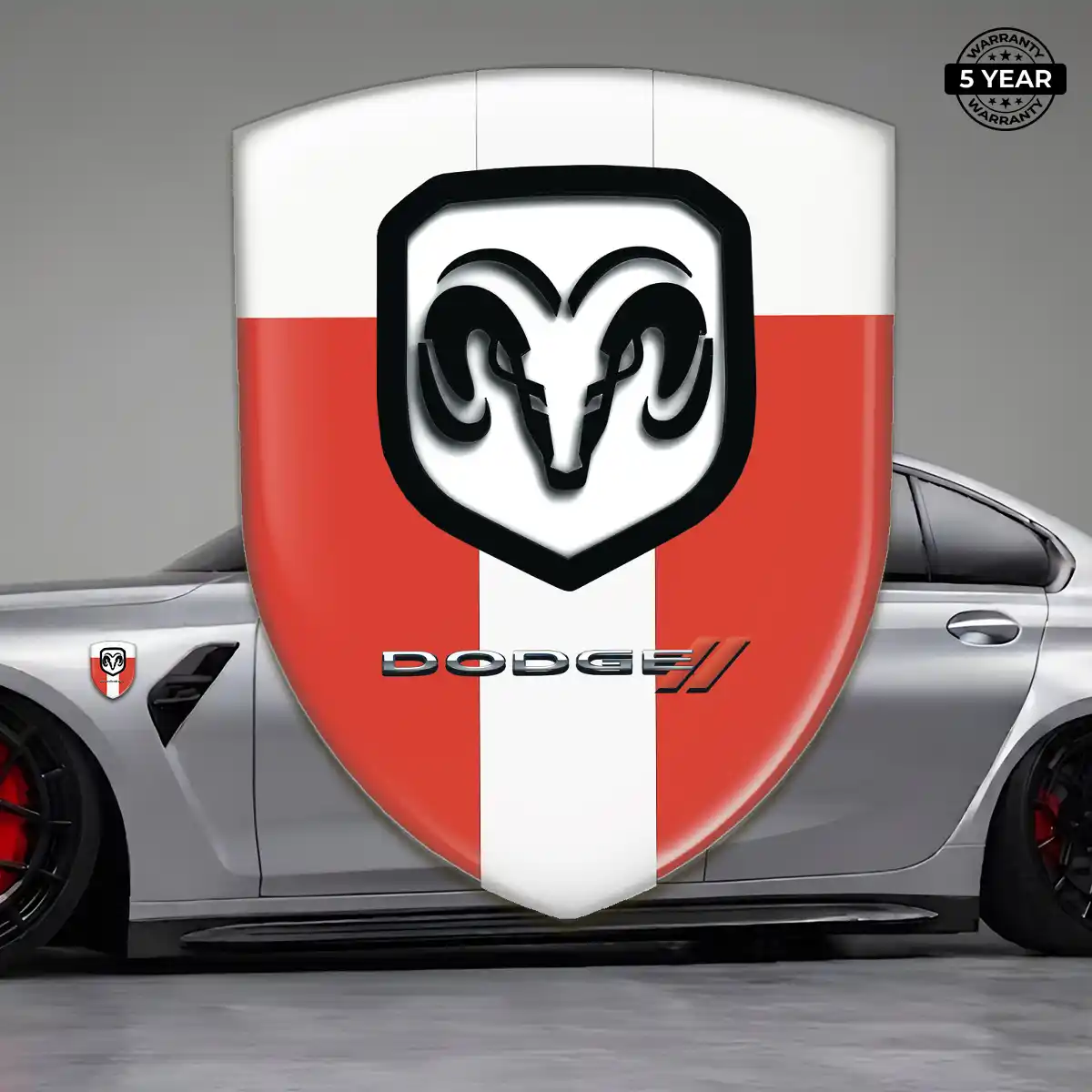 Dodge Domed Emblem Refined Design