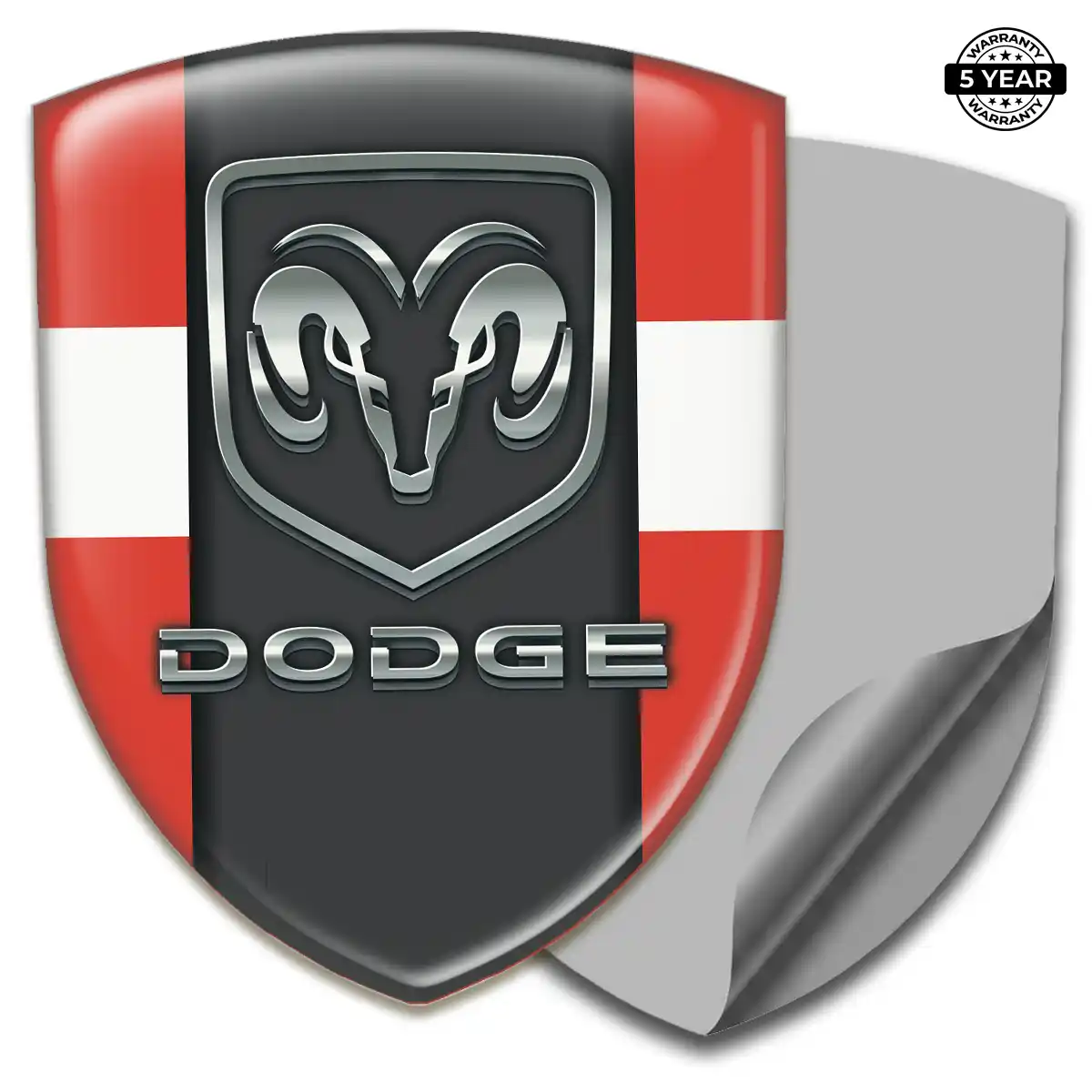 Dodge Domed Emblem Sleek Style
