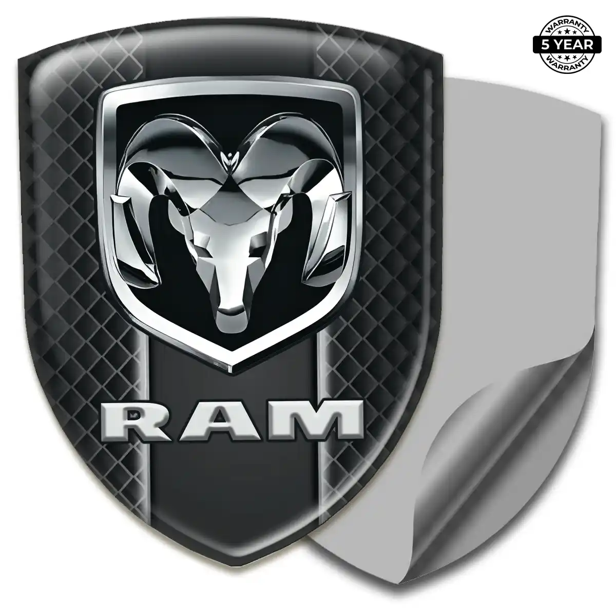 Dodge Domed Logo Decal Sleek Style