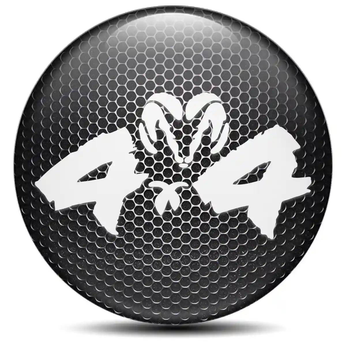 Dodge Domed Sticker Self-Adhesive Stylish Design