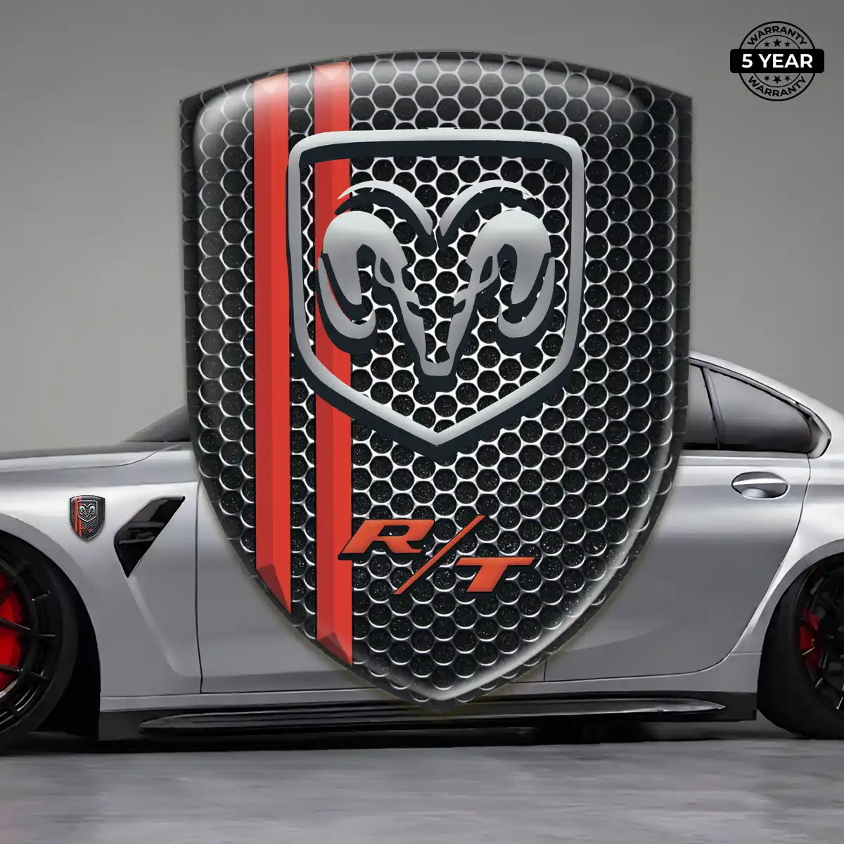 Dodge Emblem Badge Logo Sleek Style