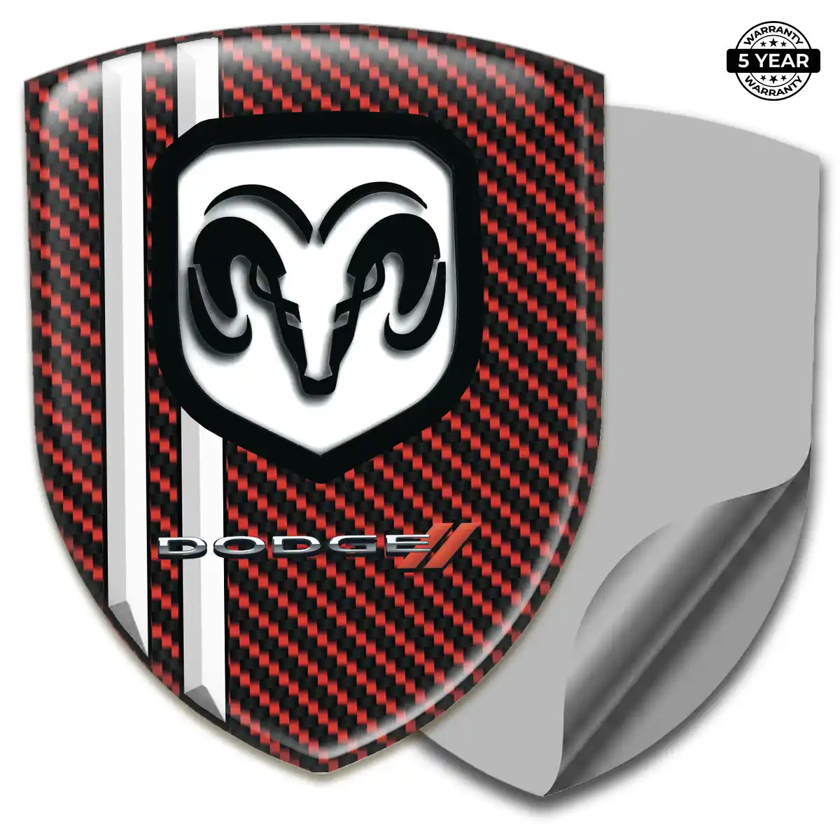 Dodge Emblem Badge Refined Design